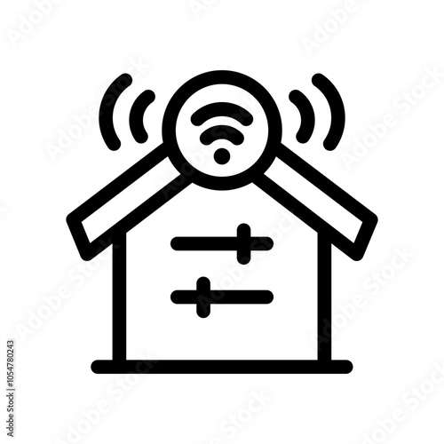 smathome wifi connection outline style