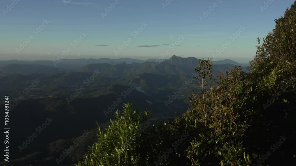 Wollumbin Mount Warning New South Wales valley Australia nature landscape sunrise Wollumbin Mount Warning New South Wales valley Australia nature landscape sunrise