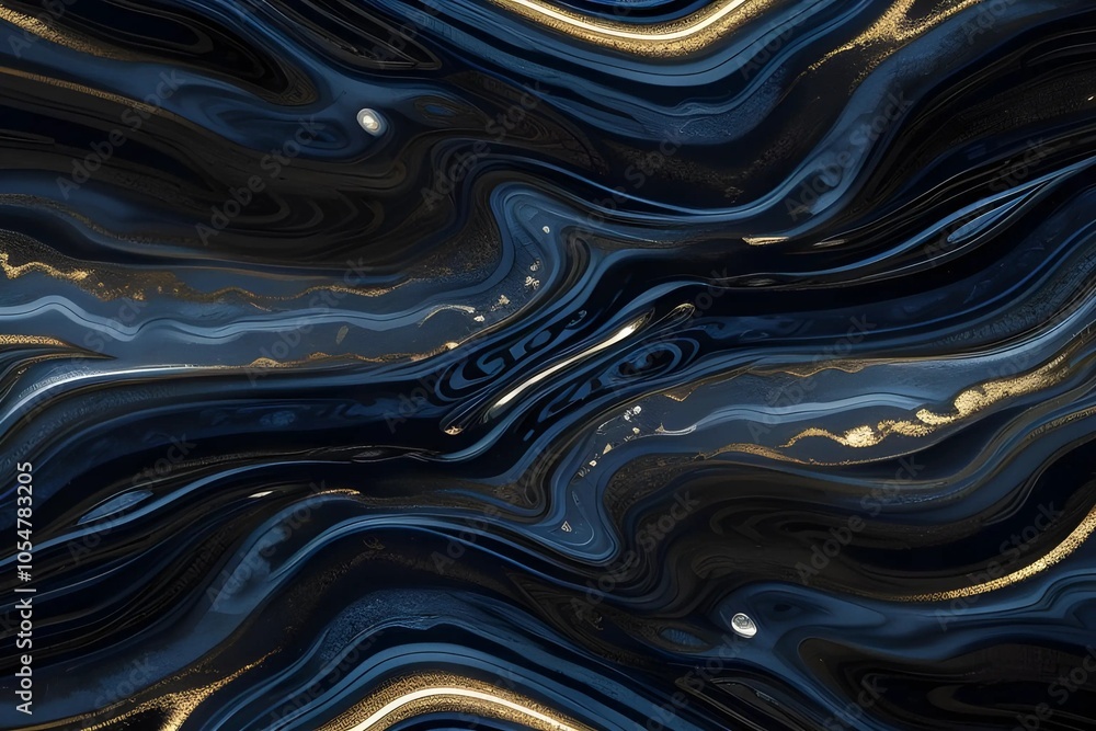 High-contrast glossy marble texture featuring deep blue and metallic colors, perfect for luxury designs High-contrast glossy marble texture featuring deep blue and metallic colors, perfect for luxury designs