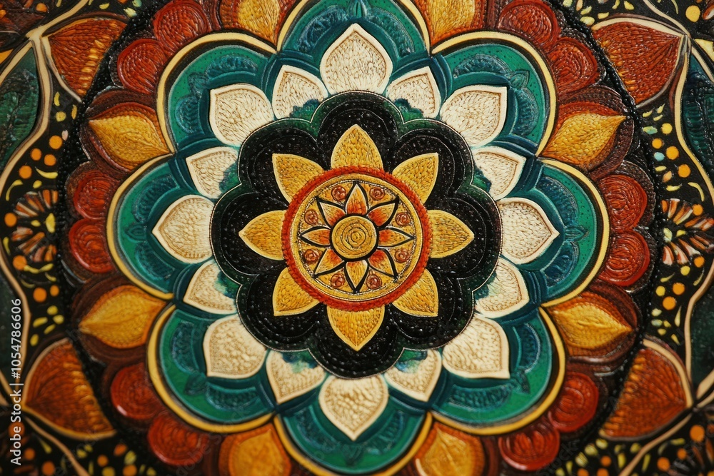 Colorful Mandala Art with Intricate Patterns Colorful Mandala Art with Intricate Patterns