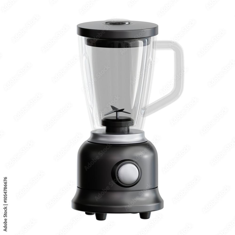 3d illustration of coffee shop. Blender with four blades. 3d elements 3d illustration of coffee shop. Blender with four blades. 3d elements