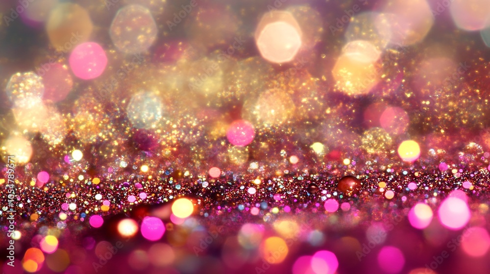 Vibrant Multicolored Abstract Background with Glittering Bokeh Lights for Festive and Decorative Designs : Generative AI Vibrant Multicolored Abstract Background with Glittering Bokeh Lights for Festive and Decorative Designs : Generative AI