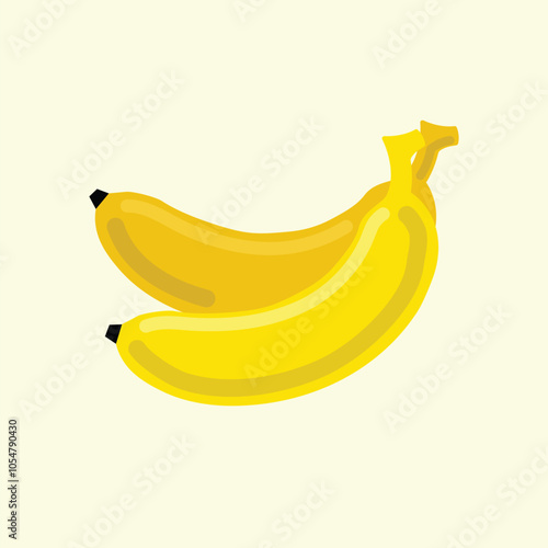 Garden fresh banana icon. banana fruits healthy lifestyle symbol template for graphic and web design. Vector illustration.
