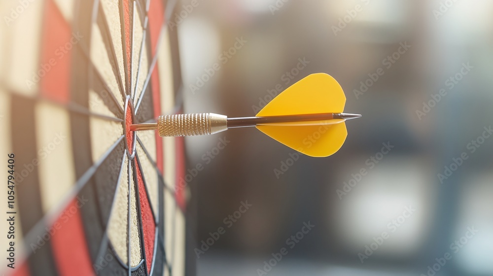 A close-up image of a dart embedded in the bullseye of a dartboard, showcasing the precision and focus essential in the game. A close-up image of a dart embedded in the bullseye of a dartboard, showcasing the precision and focus essential in the game.