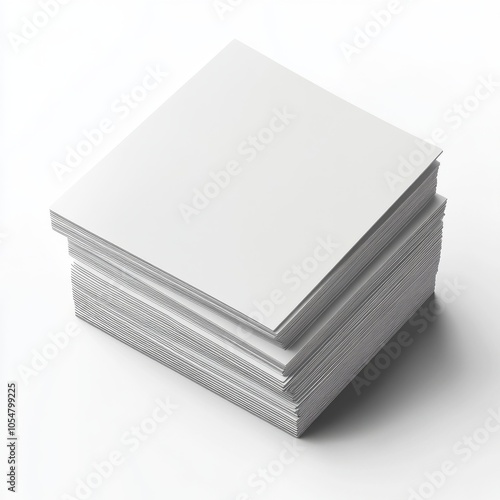 realistic high quality A stack of blank business card 