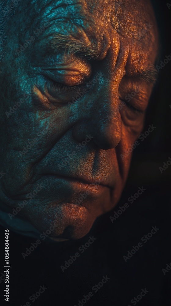 The contemplative old man
The contemplative old man