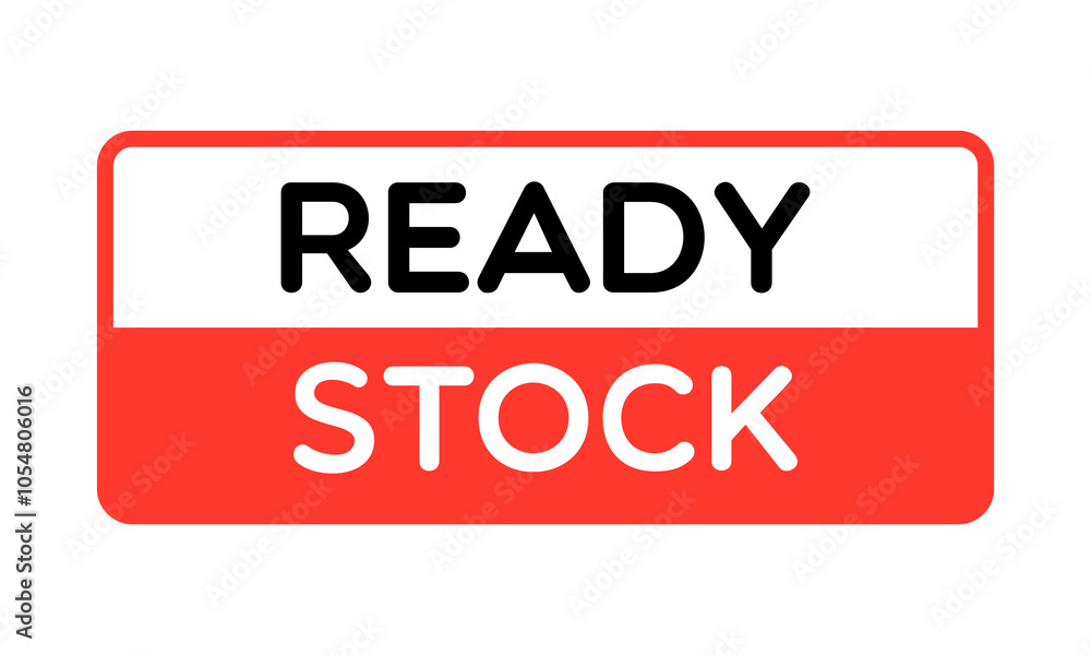Vector Ready Stock Label