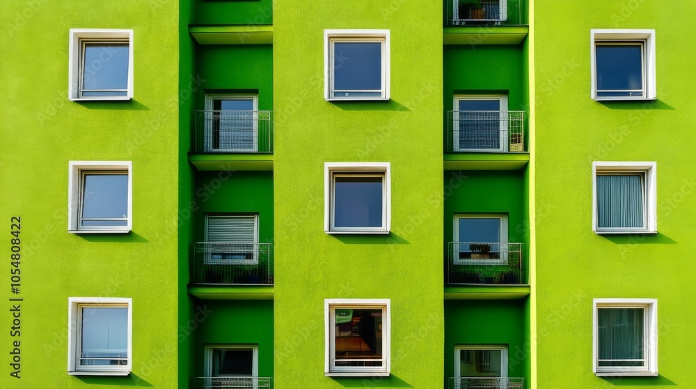 Vibrant Building with Detailed Textures in Natural Setting Vibrant Building with Detailed Textures in Natural Setting