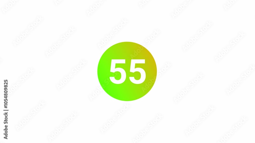 Countdown one minute animation from 60 to 0 seconds, 60 second countdown Animation background, 1 minutes countdown.
Countdown one minute animation from 60 to 0 seconds, 60 second countdown Animation background, 1 minutes countdown.
