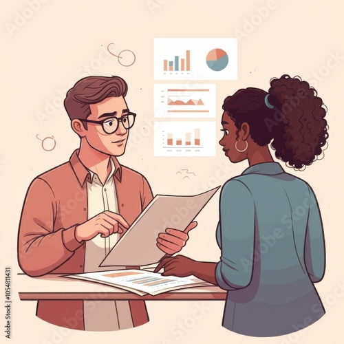 Different ethnic business people meeting