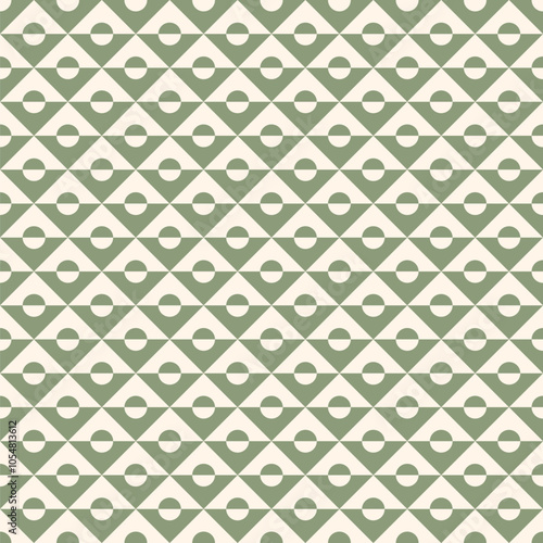 Polka Dots Geometric Pattern ...