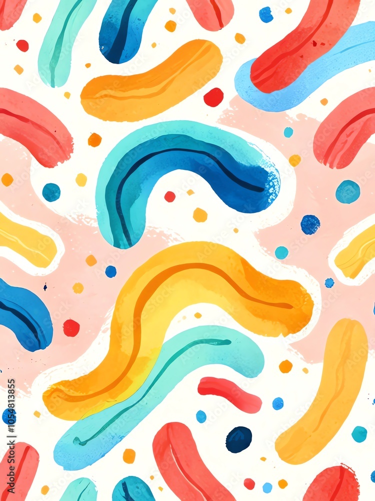 Abstract Watercolor Pattern Abstract Watercolor Pattern