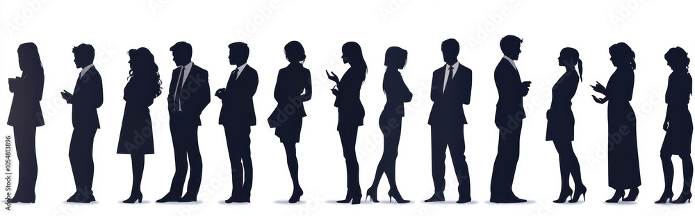 Business Silhouettes.