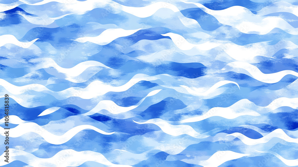 Abstract background with blue and white wavy shapes creates serene and calming atmosphere, perfect for various design projects. fluid patterns evoke sense of tranquility and movement Abstract background with blue and white wavy shapes creates serene and calming atmosphere, perfect for various design projects. fluid patterns evoke sense of tranquility and movement