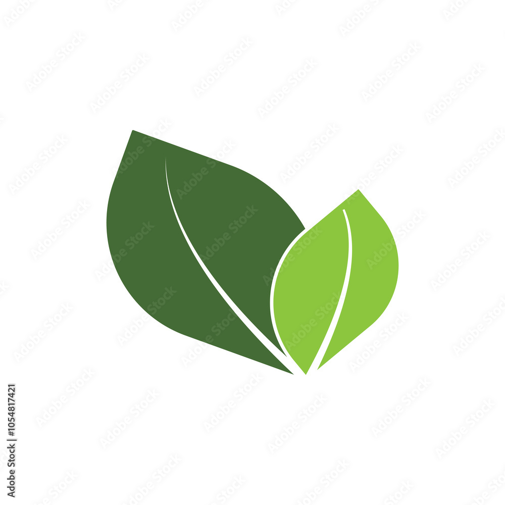 leaf icon illustration flat leaf icon illustration flat