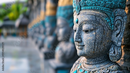 Exquisite Close-Up of Unique Stone Carving