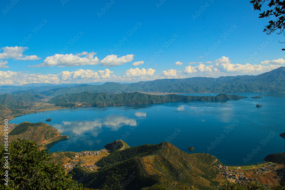 Lugu Lake is currently a famous tourist area, which lies in the juncture of Sichuan and Yunnan Province. Lugu Lake is currently a famous tourist area, which lies in the juncture of Sichuan and Yunnan Province.