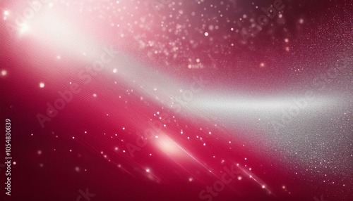 Abstract background, glitter silver and color Electric crimson background with 2 light leaks