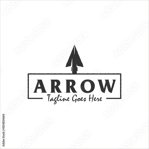 Spear, arrow / arrowhead vintage logo