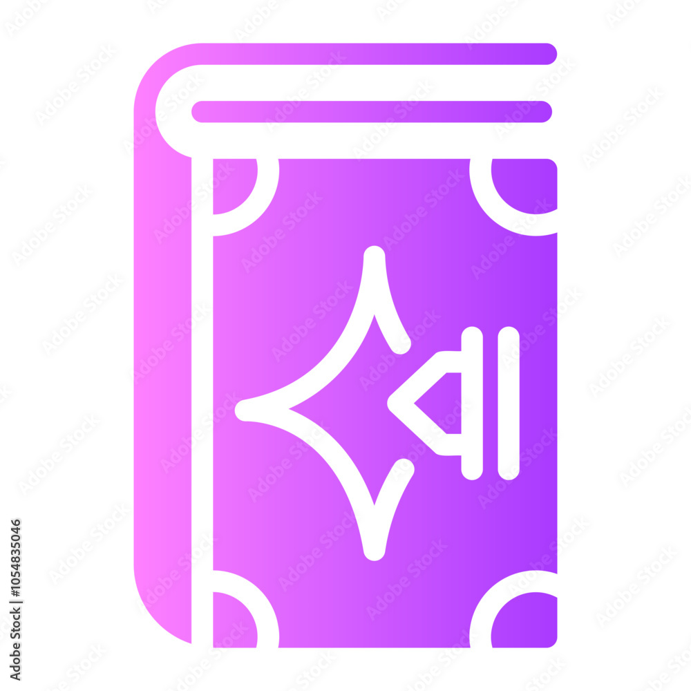 magic book Gradient icon magic book Gradient icon