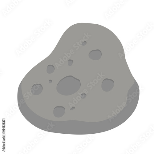 Vector meteor asteroid comet