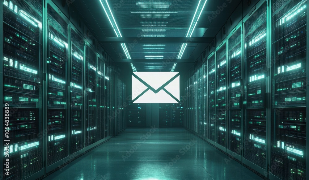 Email Server Room. Email Server Room.