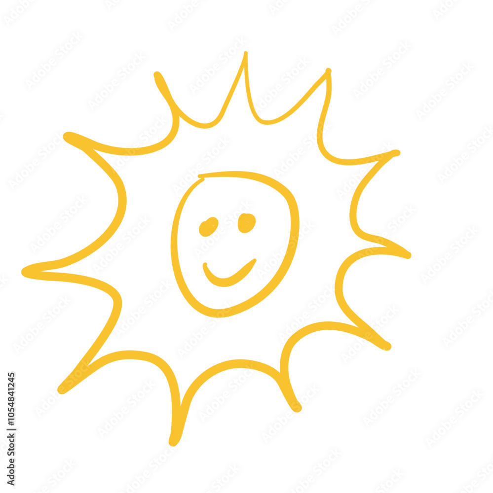 Cute doodle sun shine Cute doodle sun shine