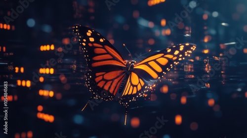 Butterfly in Digital Space