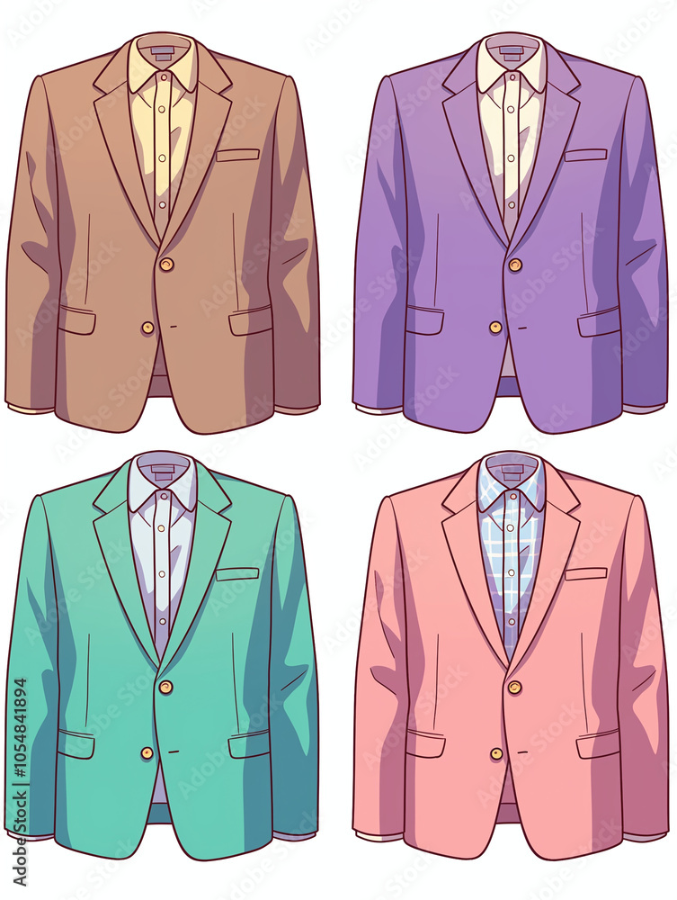 Four Stylish Suit Jackets: A Guide to Classic Men's Fashion