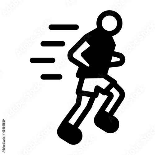 running race glyph style