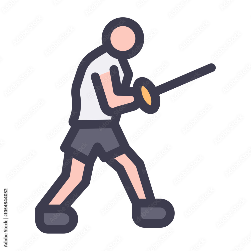 Obraz premium fencing filled style