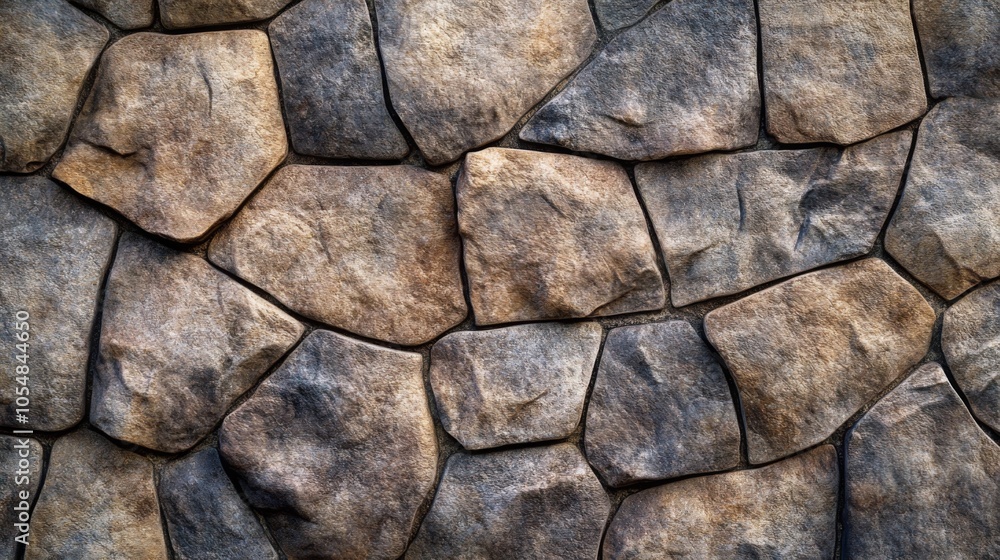 Fototapeta premium Bold High Contrast Stone Wall Textures Background