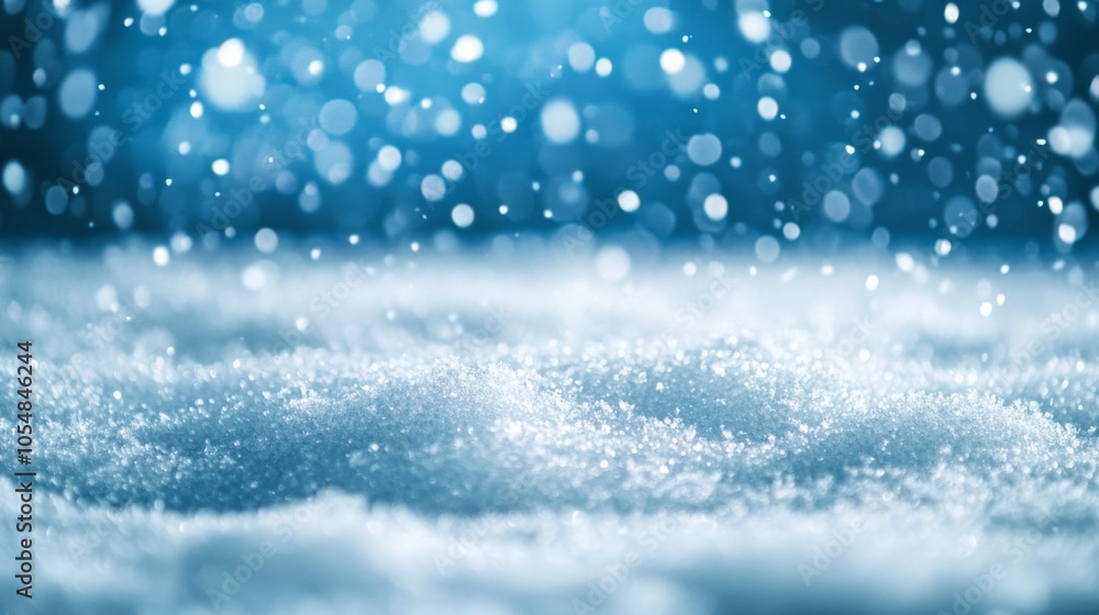 Bright Winter Scene with Crisp Snow and Vibrant Colors Bright Winter Scene with Crisp Snow and Vibrant Colors