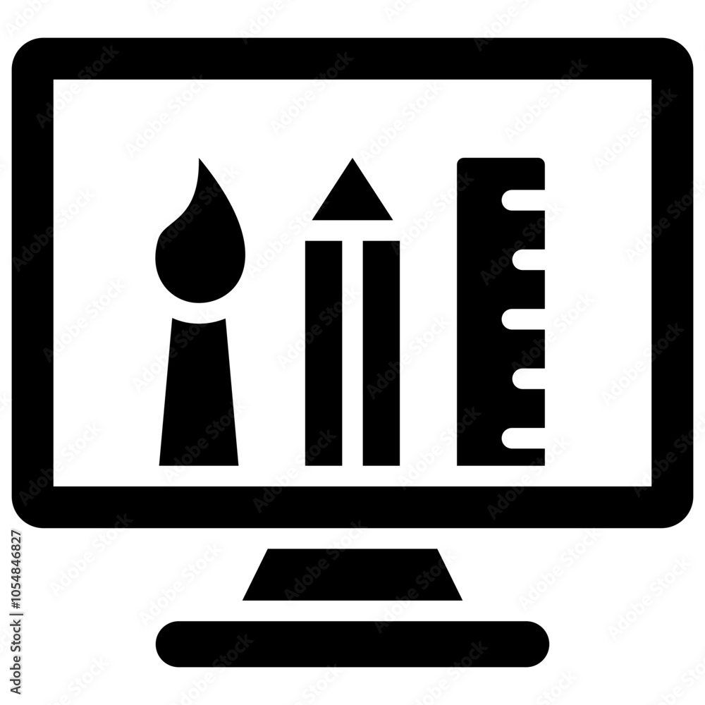 Obraz premium Graphic Design Icon