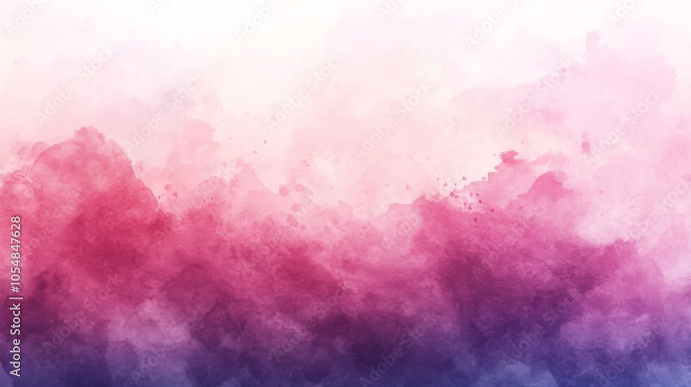 Fototapeta premium Delicate Watercolor Blends with Soft Focus and Lighting