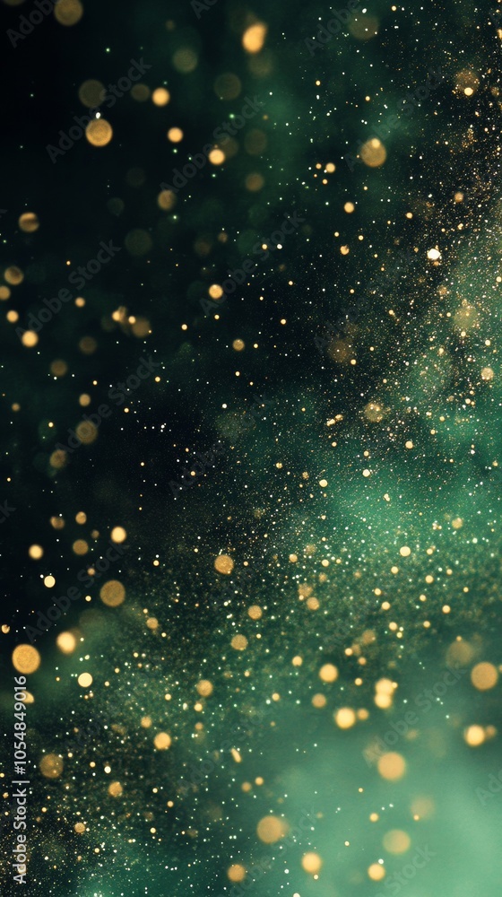 Christmas background in green color with lights 9:16 Christmas background in green color with lights 9:16