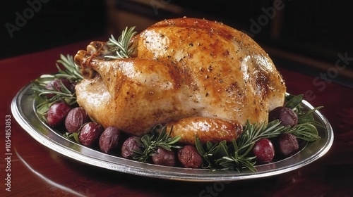 Organic Thanksgiving meal served with natural ingredients, [thanksgiving , meal , organic], ,