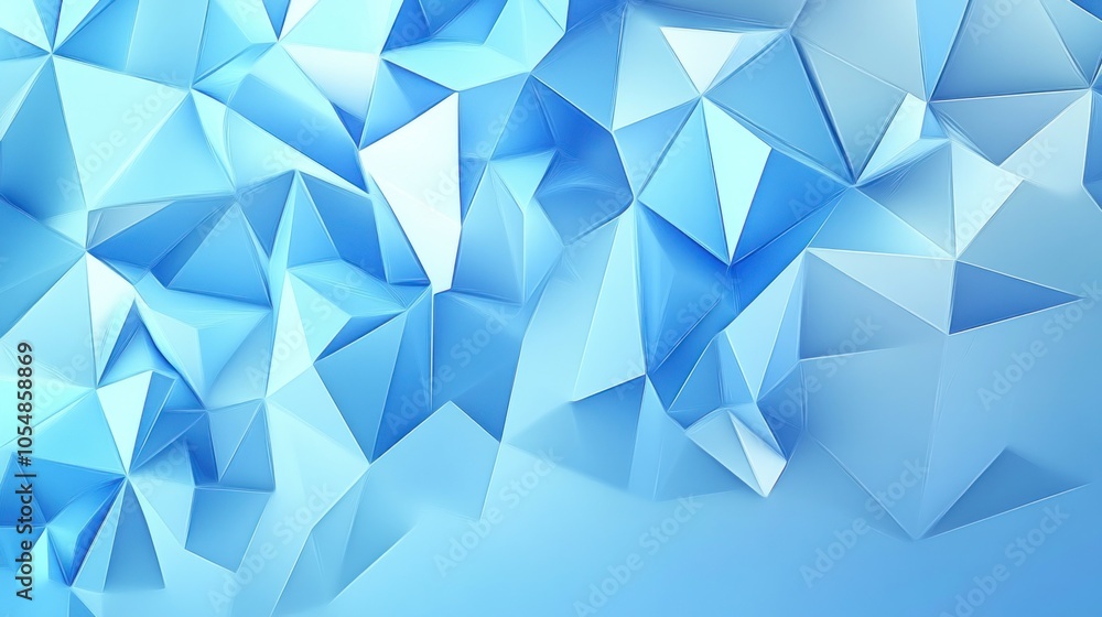 Abstract Blue Polygonal Background Abstract Blue Polygonal Background