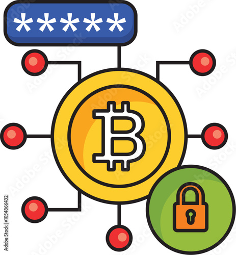 Bitcoin Encryption Icon