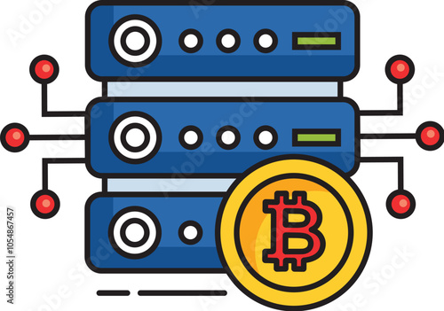 Bitcoin Server Icon