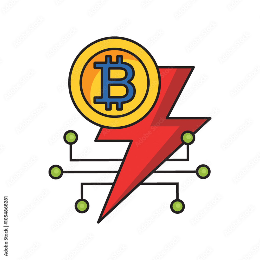 Lightning Network Icon Lightning Network Icon