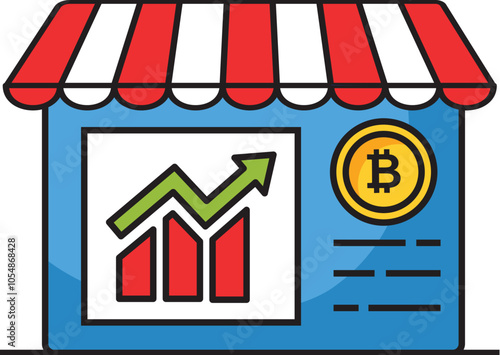 Bitcoin Market Icon