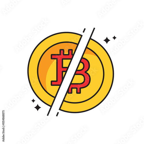 Bitcoin Halving Icon
