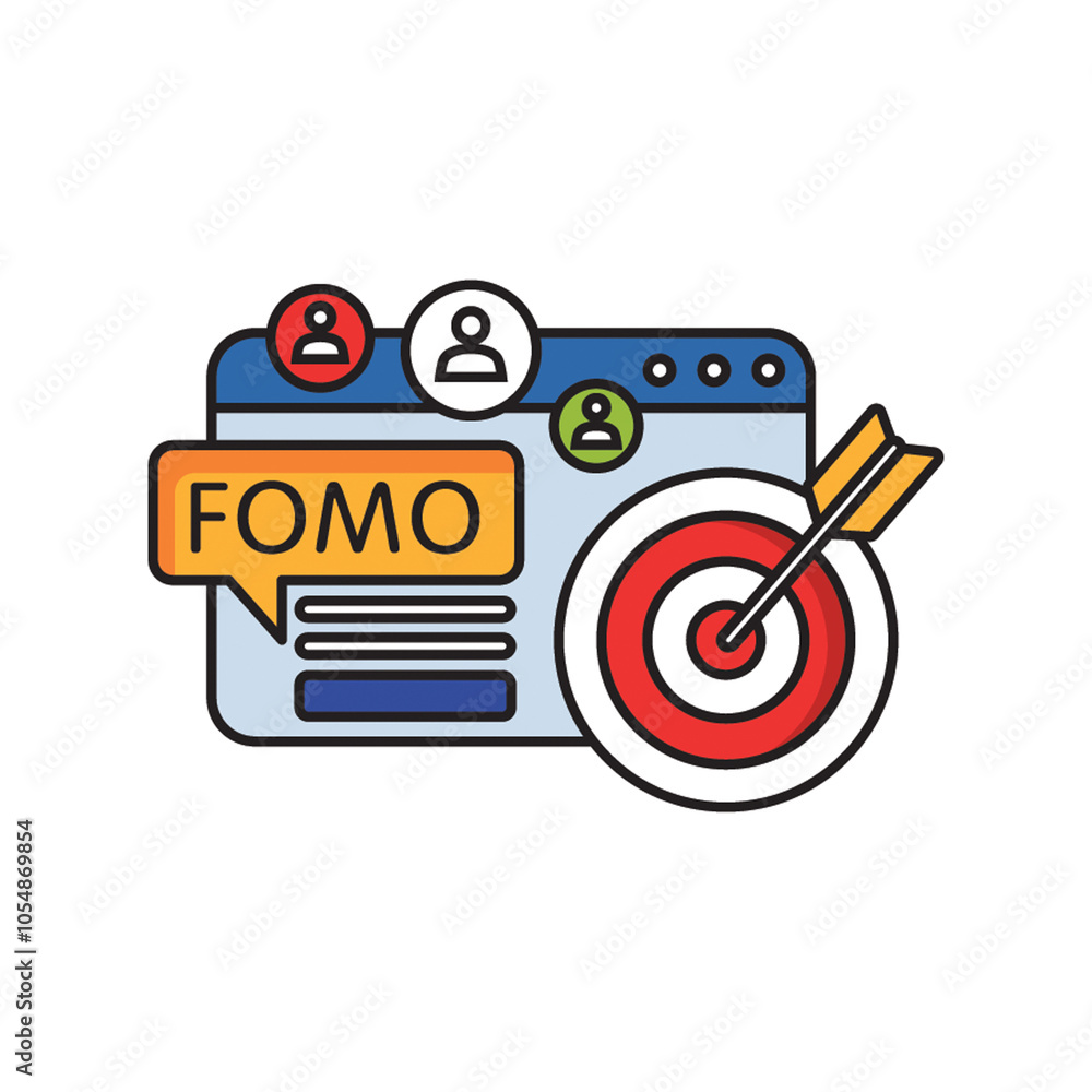Fomo Target Icon Fomo Target Icon