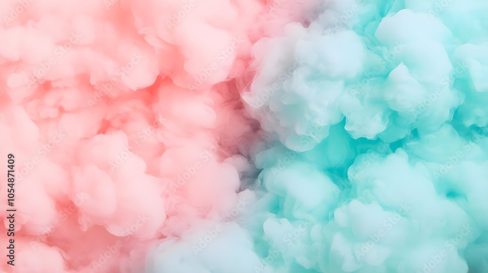 Fototapeta premium Abstract Pink And Blue Smoke Background