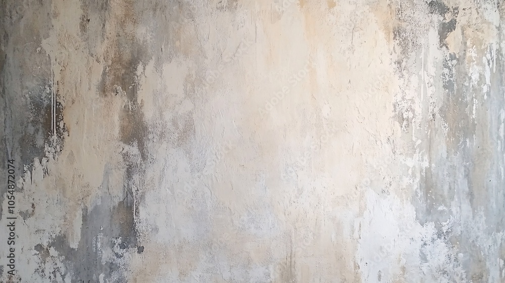 Fototapeta premium Unfinished Rough Cement Wall with Textured Look
