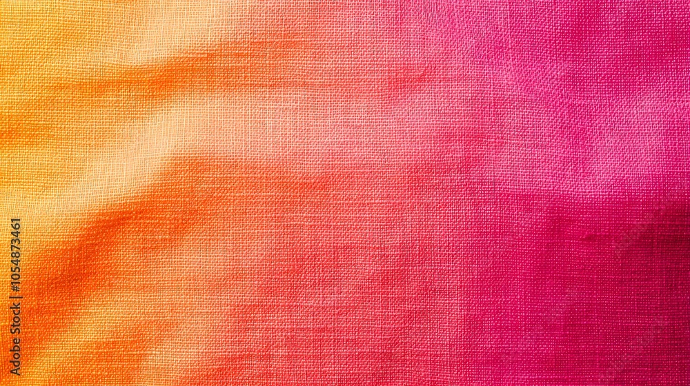 Fototapeta premium Orange Pink Fabric Texture