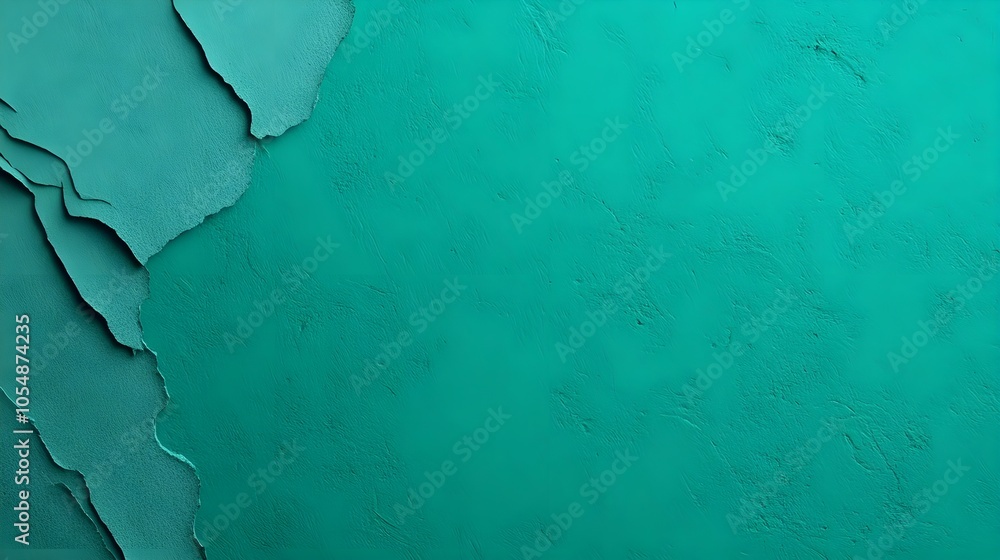 Obraz premium Teal Wall Texture Background
