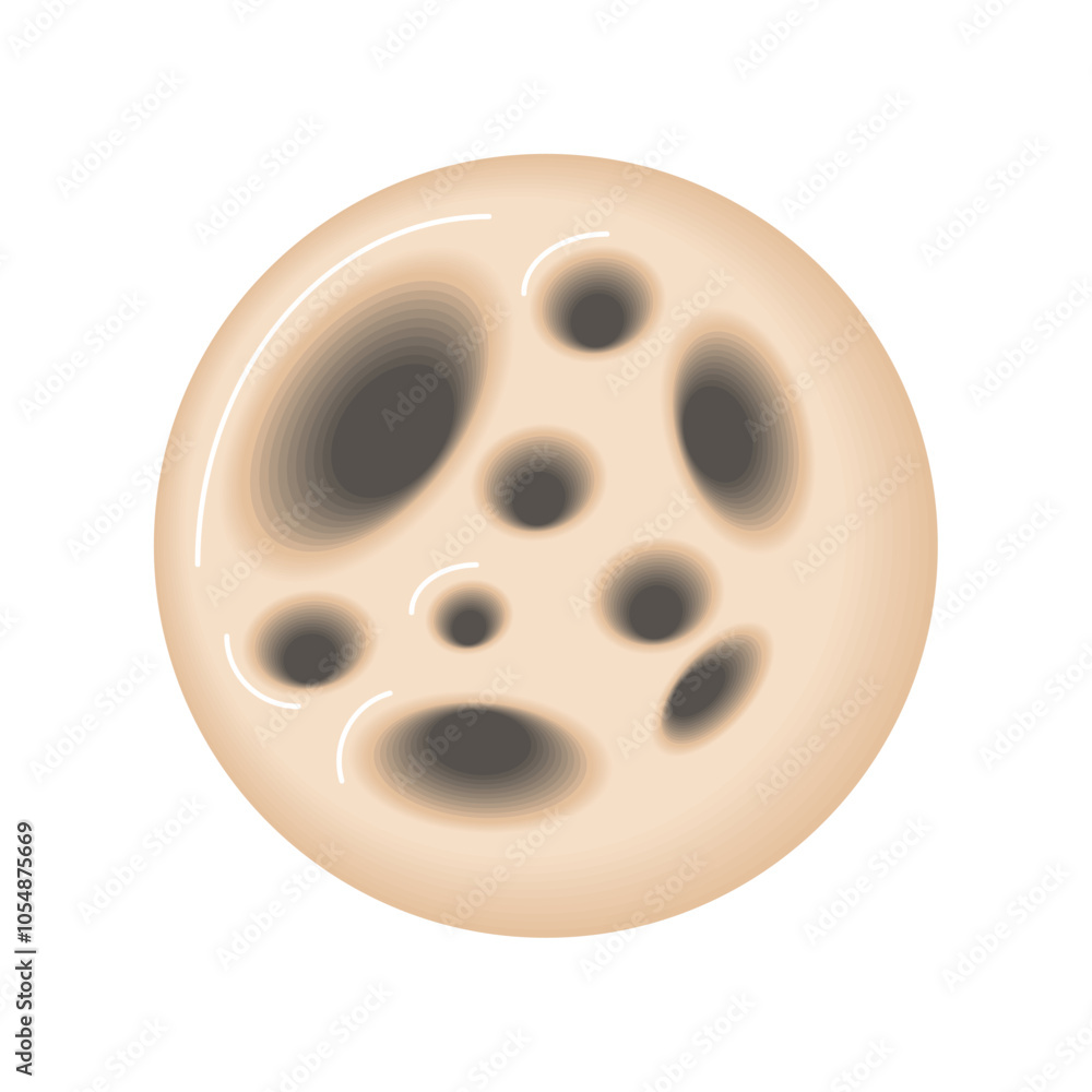 Fototapeta premium space moon surface