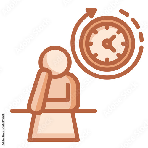 Procrastination Icon